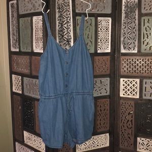 Old Navy chambray romper